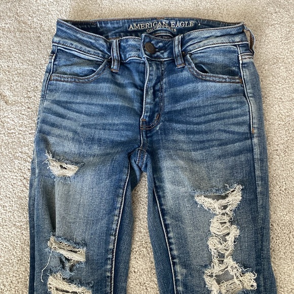 AE Next level Ripped High Waisted Jegging - Picture 2 of 7